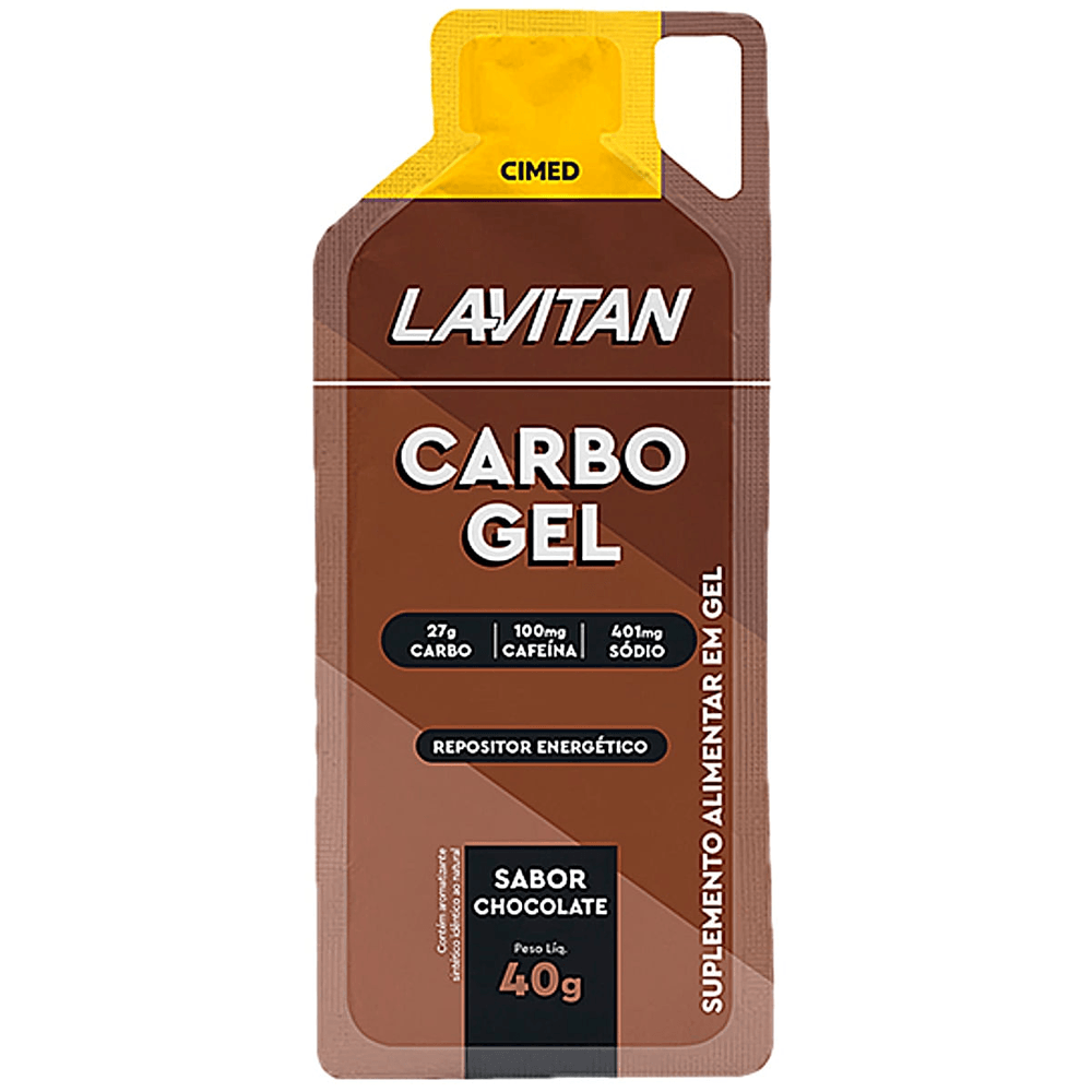 Suplemento Alimentar Lavitan Carbogel Chocolate 40g