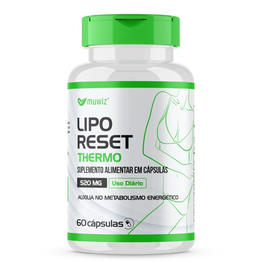 Lipo Reset Thermo Muwiz 500mg 60 Cápsulas