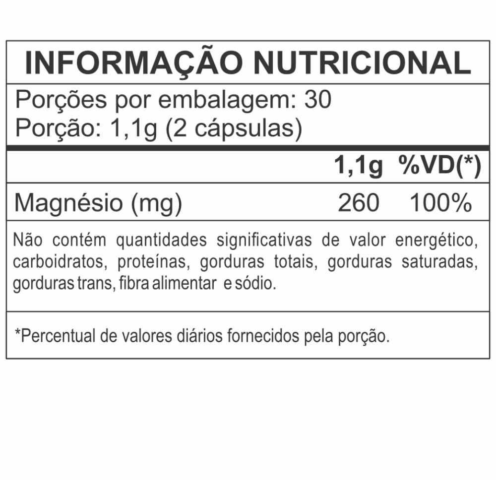 Magnésio Dimalato Muwiz 500mg 60 Cápsulas