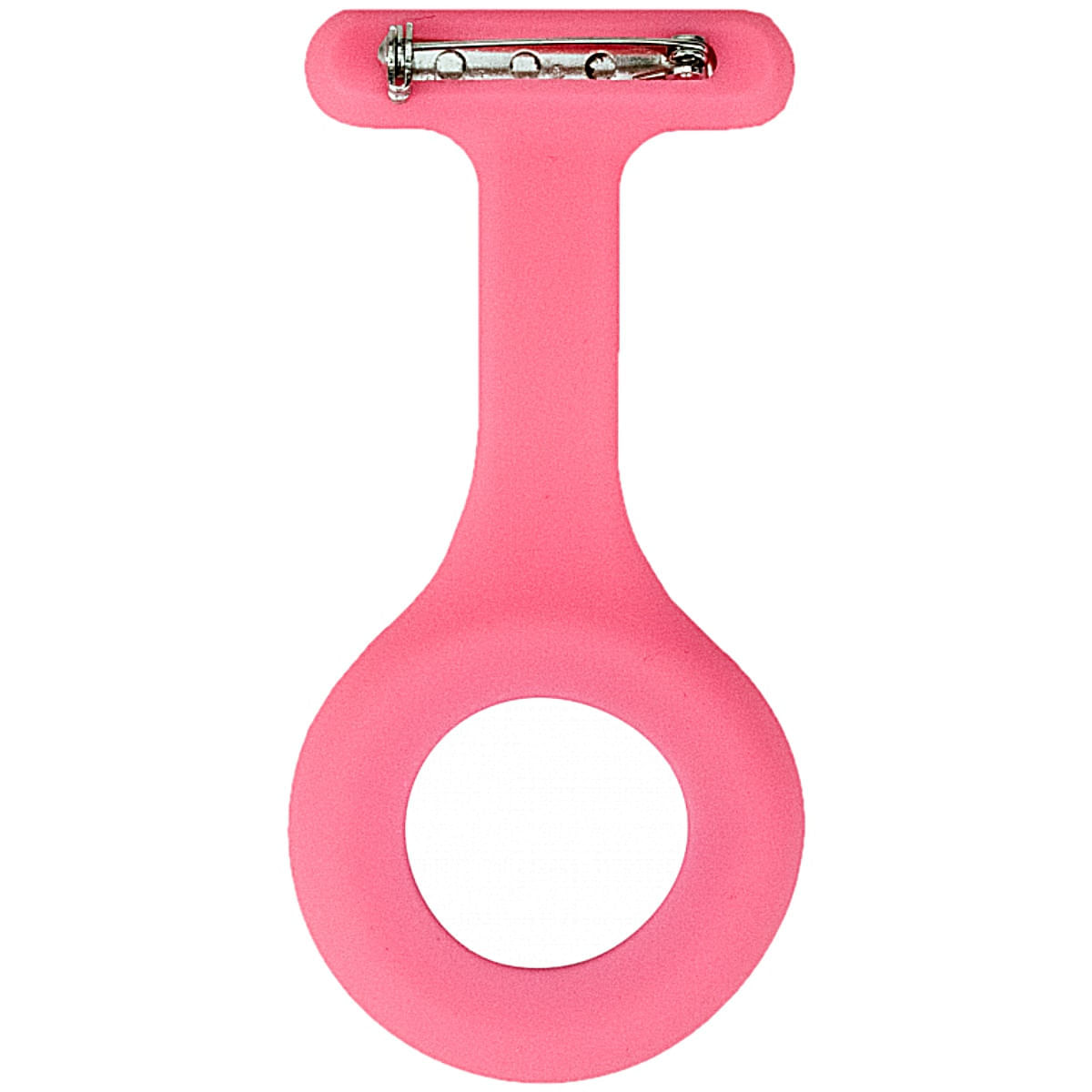 Relógio de Lapela em Silicone Pink Incoterm