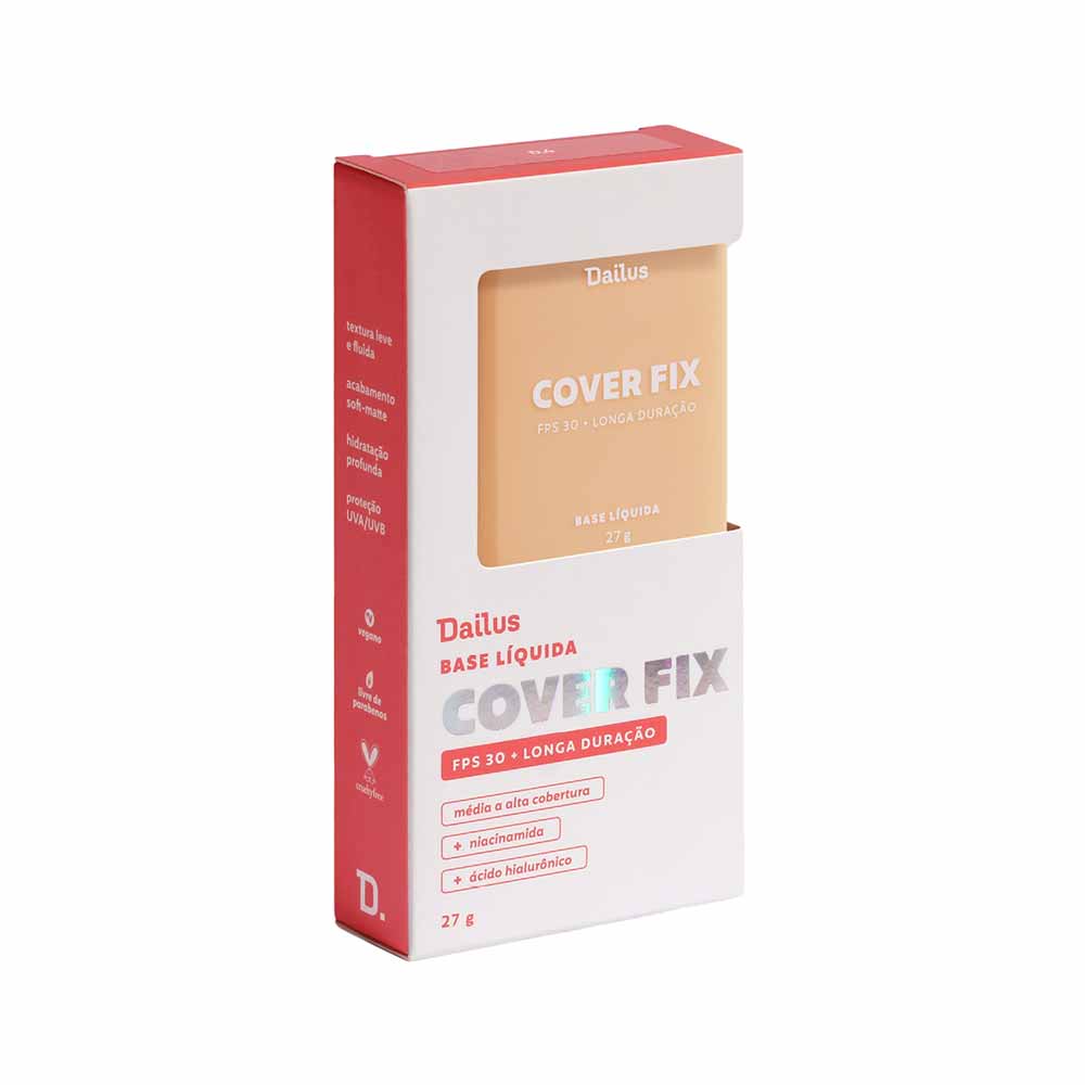 Base Líquida Dailus Cover Fix FPS 30