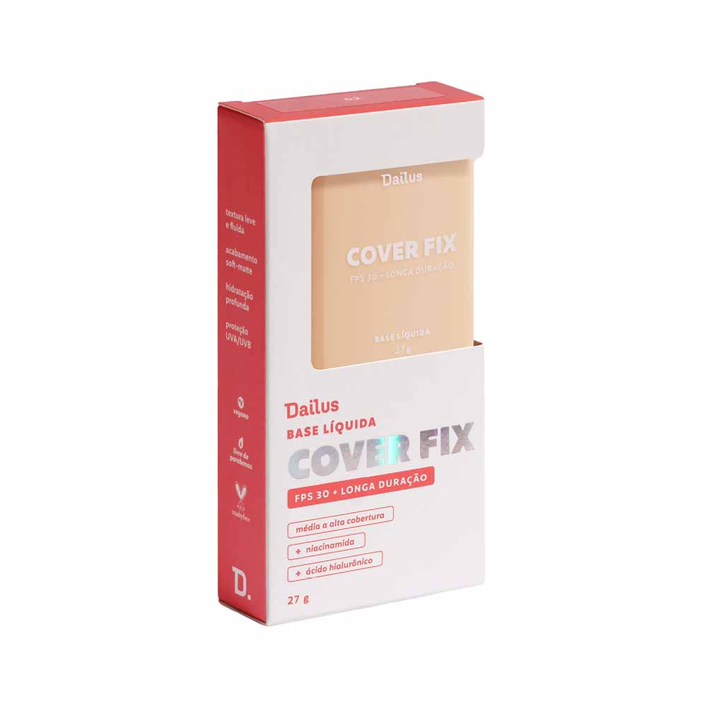 Base Líquida Dailus Cover Fix FPS 30