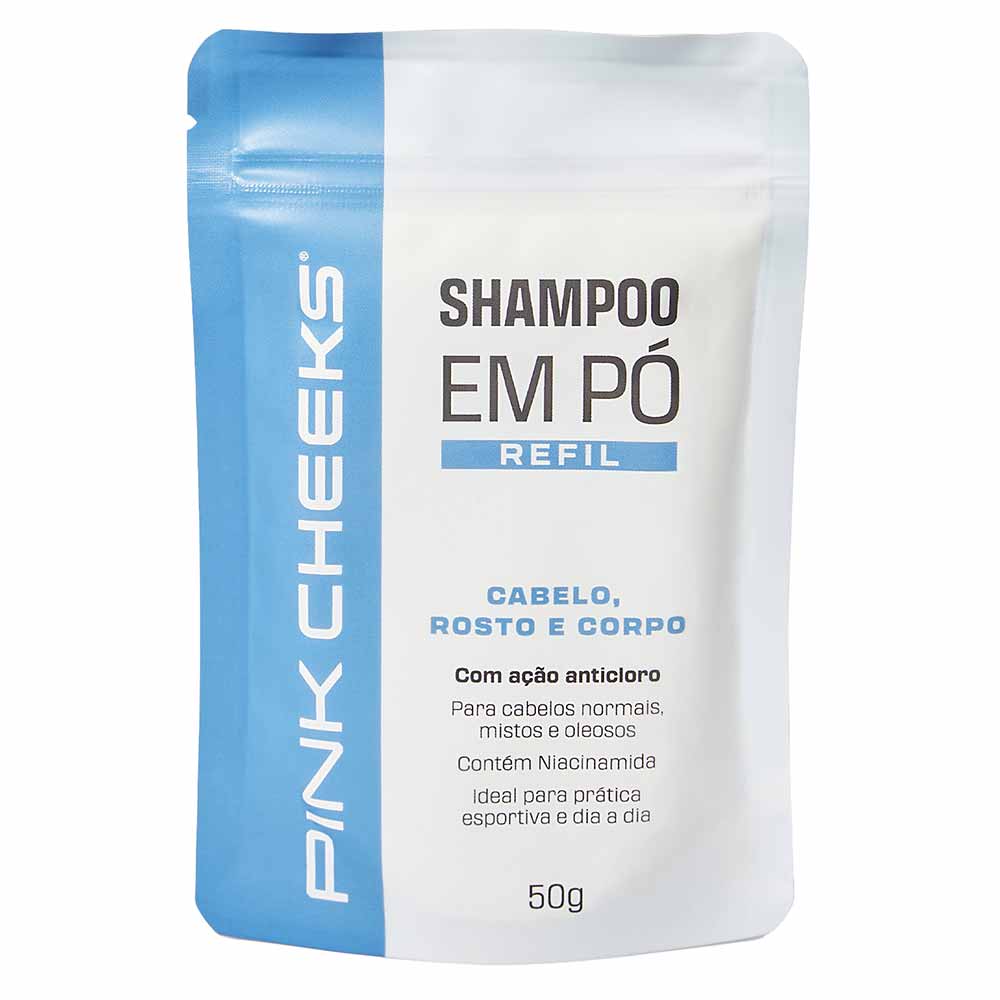 Shampoo Em Pó Refil Pink Cheeks  50g