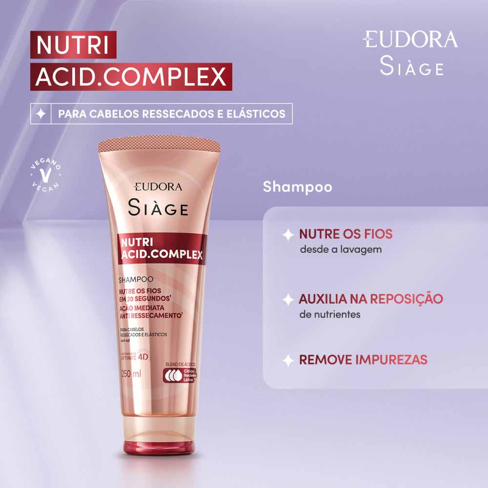 Shampoo Eudora Siàge Nutri Acid.Complex 250ml