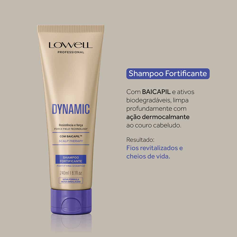 Shampoo Fortificante Lowell Dynamic Scalp Therapy 240ml
