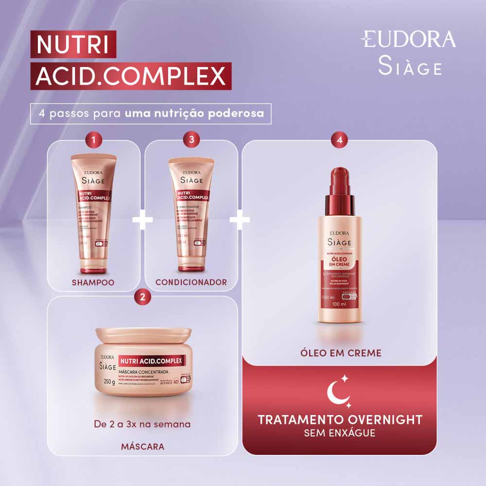 Shampoo Eudora Siàge Nutri Acid.Complex 250ml