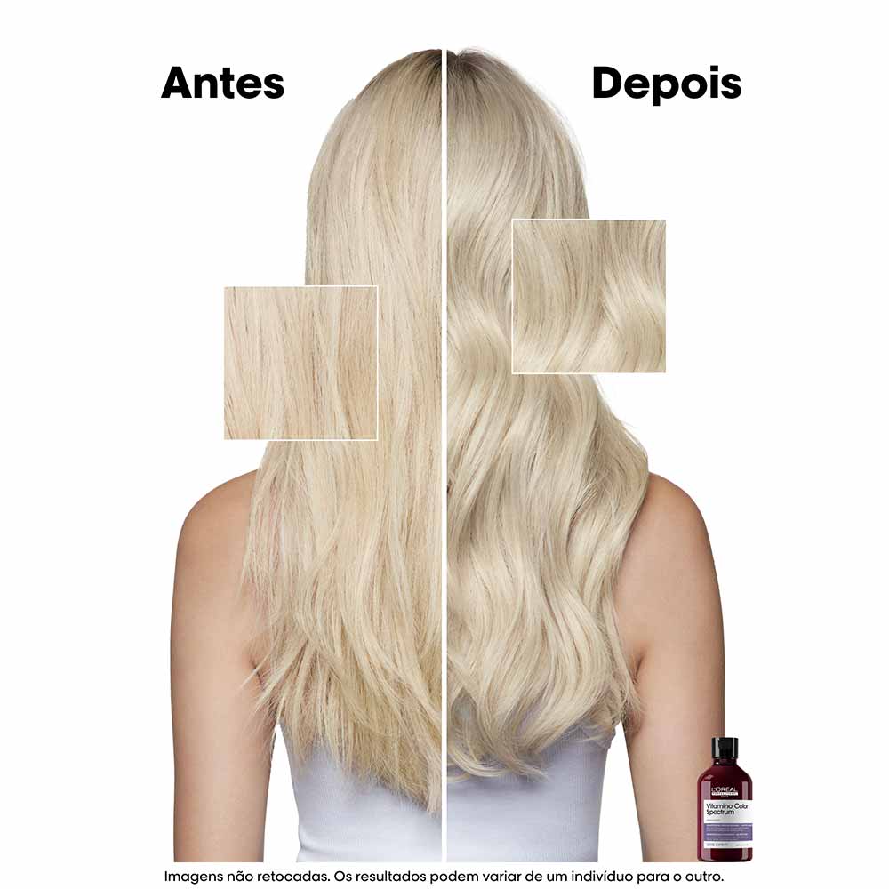 Shampoo L'Oréal Professionnel Vitamino Color Spectrum Matizador Tons Amarelados 300ml