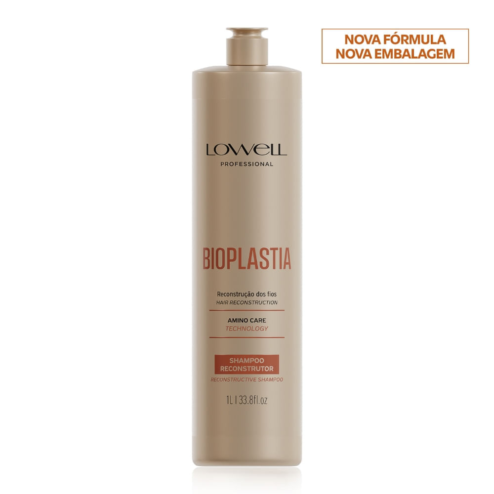 Shampoo Reconstrutor Lowell Bioplastia 1l