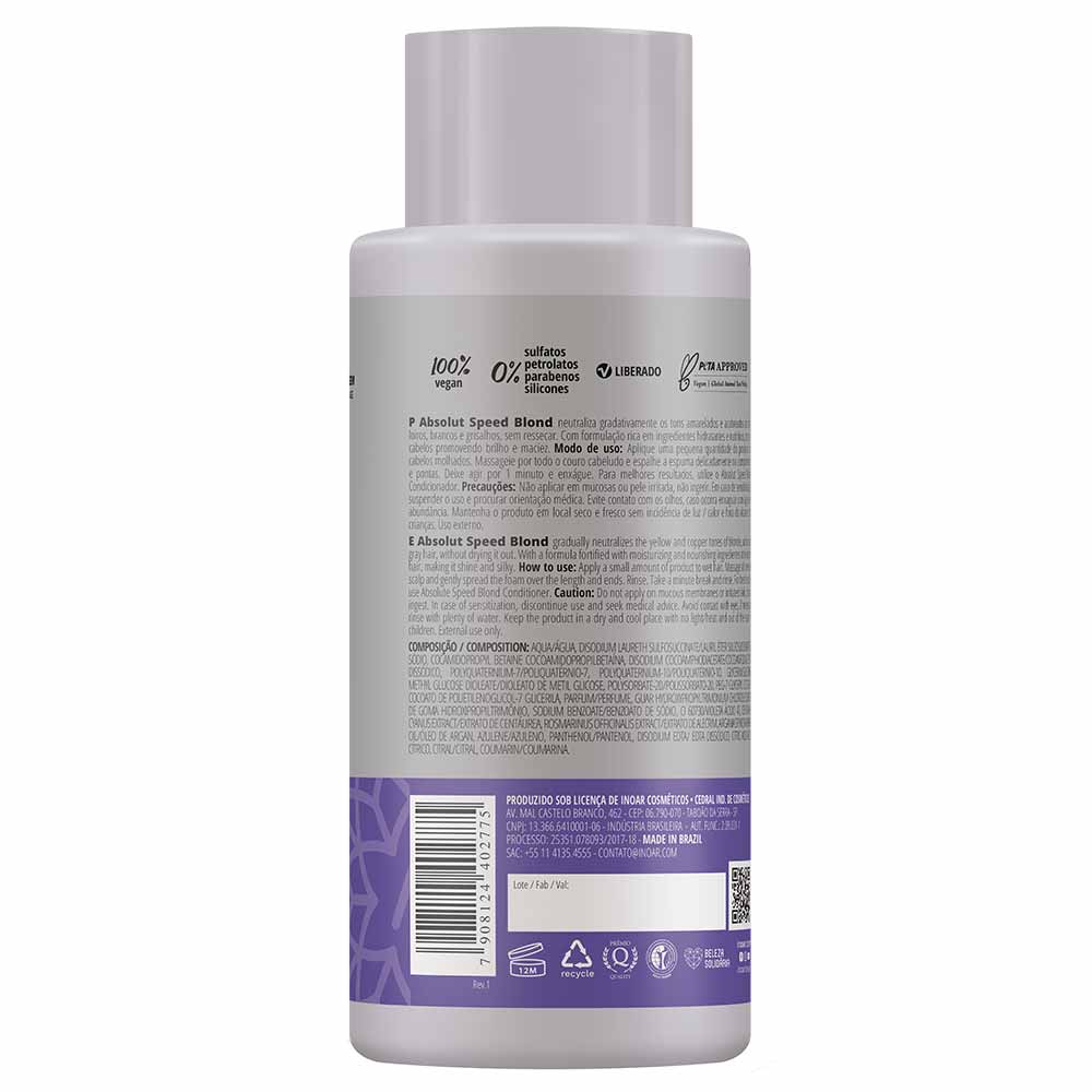 Shampoo Inoar Speed Blond 500ml