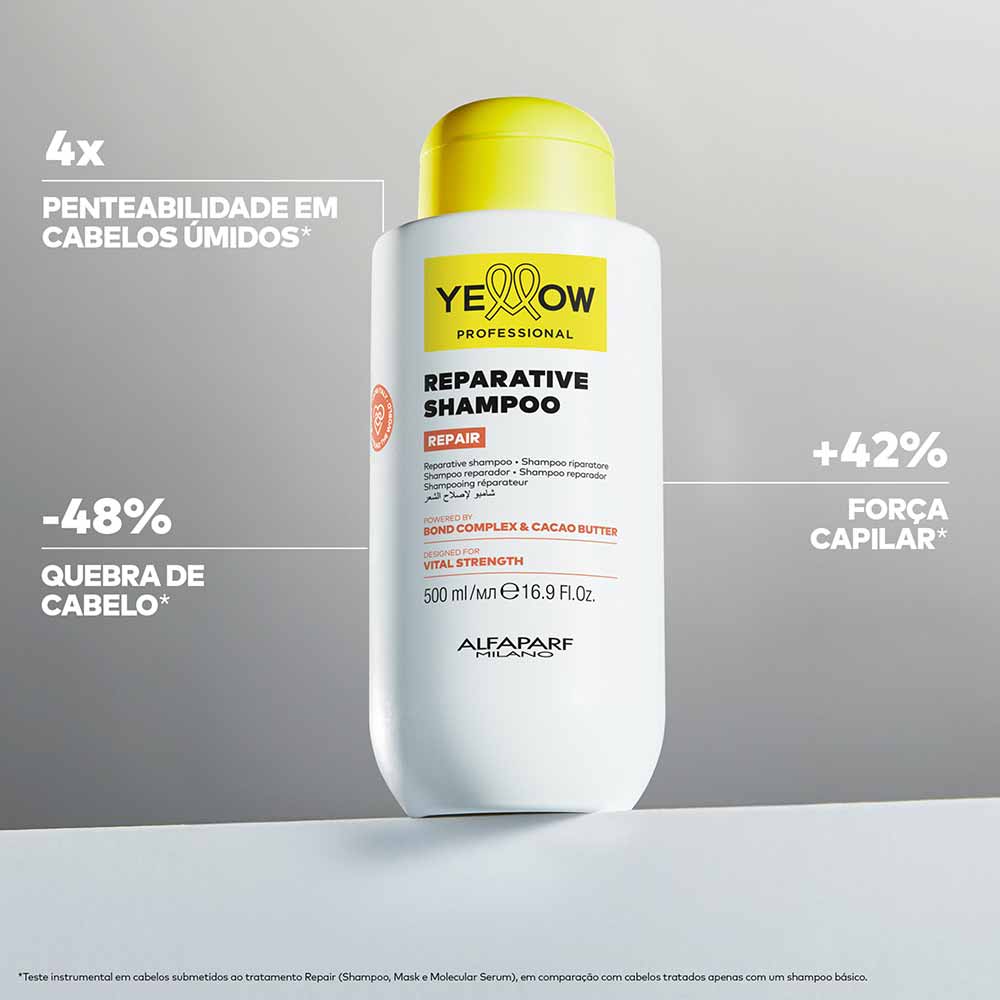 Shampoo Yellow Professional Repair Reparative 500ml