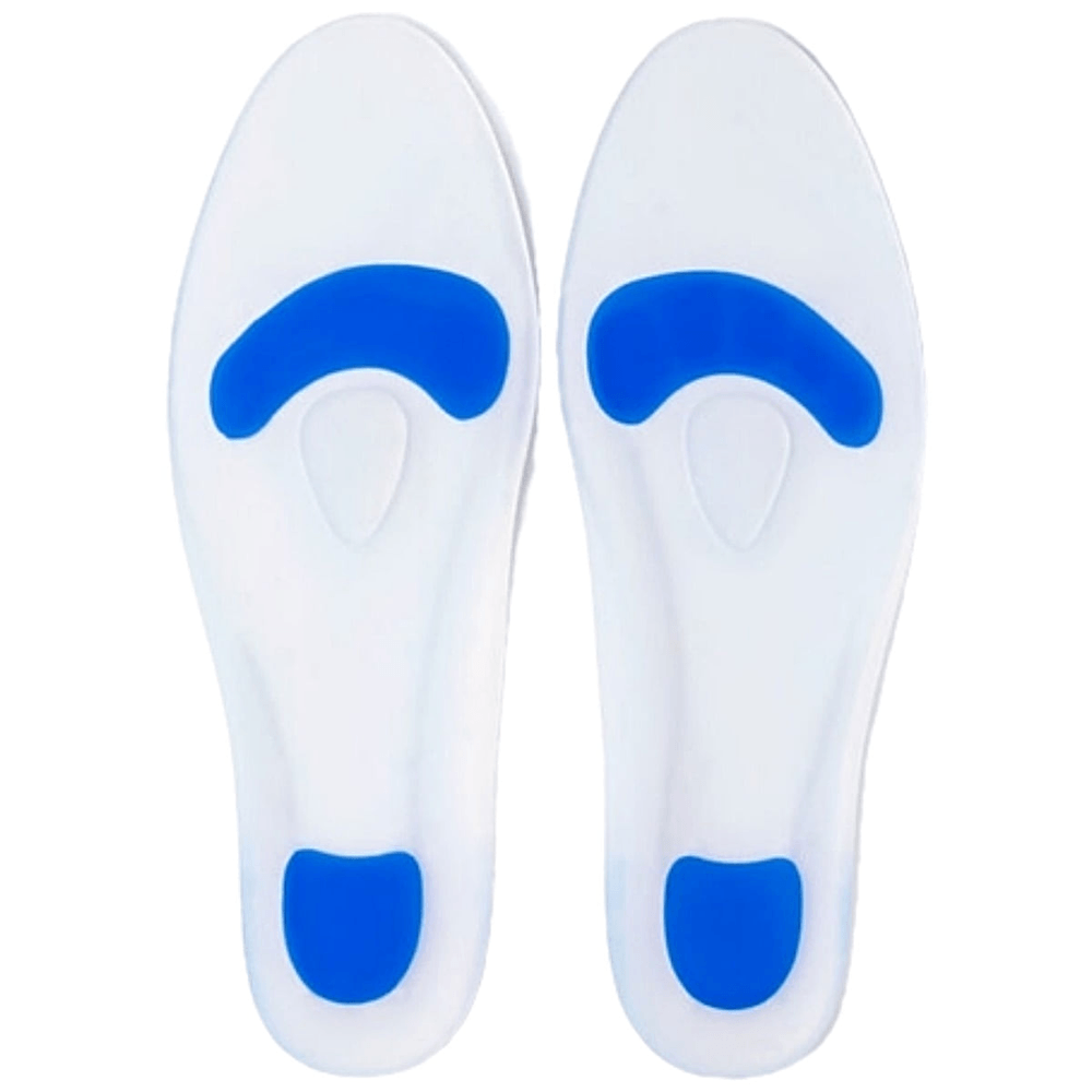 Palmilha Silicone Arco Brando/piloto Ponto Azul 43/44 Par