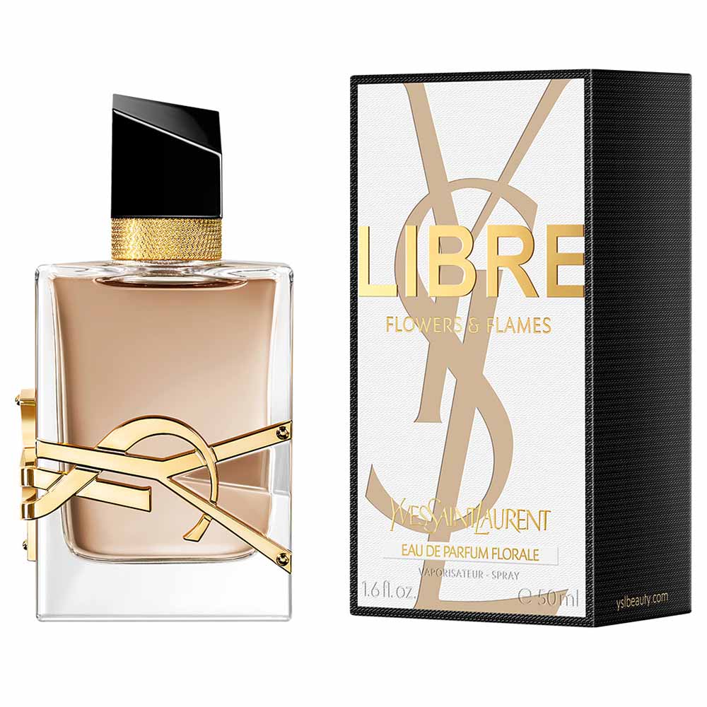 Perfume Feminino Libre Flowers & Flames Yves Saint Laurent   Eau De Parfum Florale 50ml