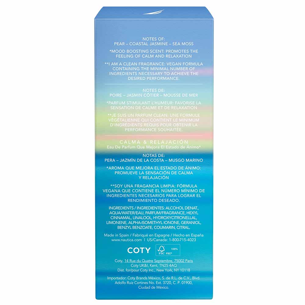 Perfume Feminino Jasmine Coast Nautica Eau de Parfum 100ml