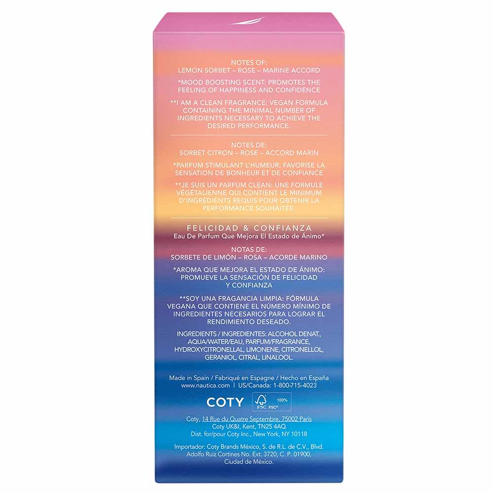 Perfume Feminino Rose Island Nautica Eau de Parfum 100ml