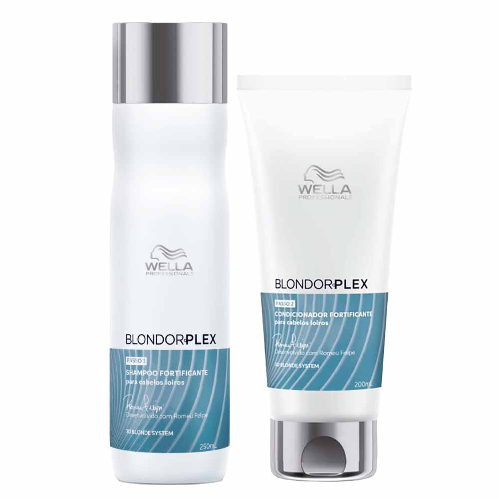 Kit Shampoo + Condicionador Wella Professionals Blondorplex