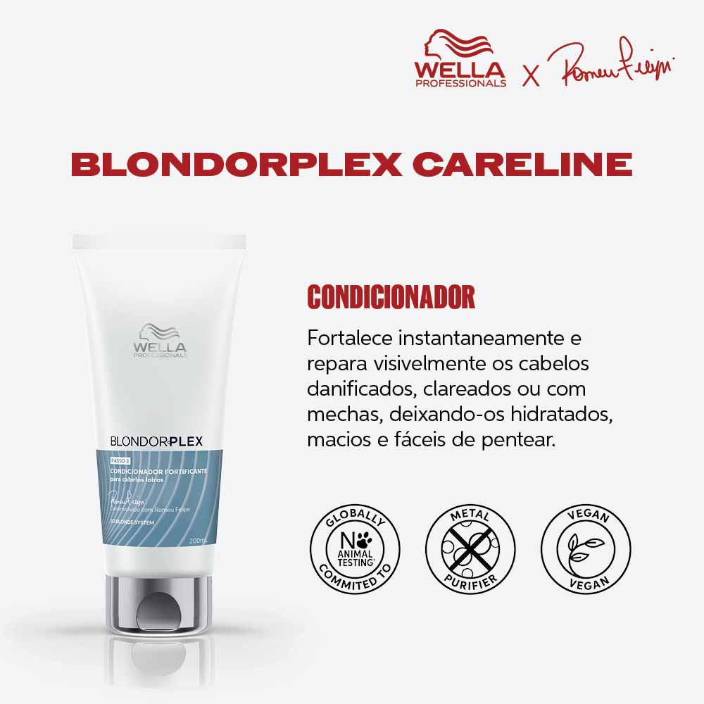 Kit Shampoo + Condicionador Wella Professionals Blondorplex