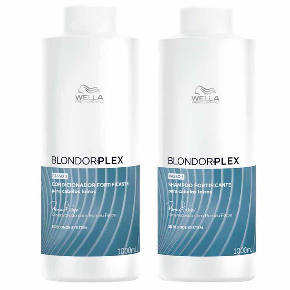 Kit Wella Professionals Blondorplex Shampoo + Condicionador