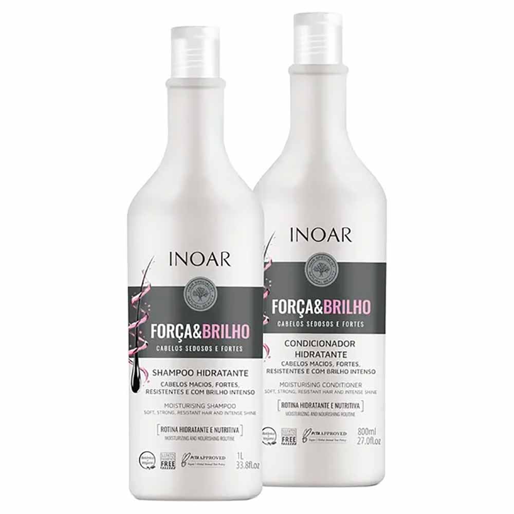 Kit Inoar Força E Brilho Shampoo + Condicionador