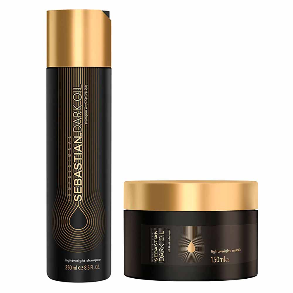 Kit Shampoo + Máscara Sebastian Dark Oil