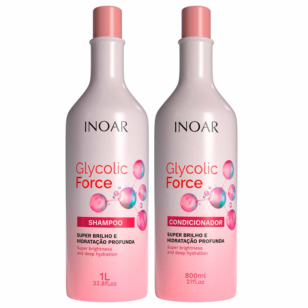 Kit Inoar Glycolic Force Shampoo + Condicionador