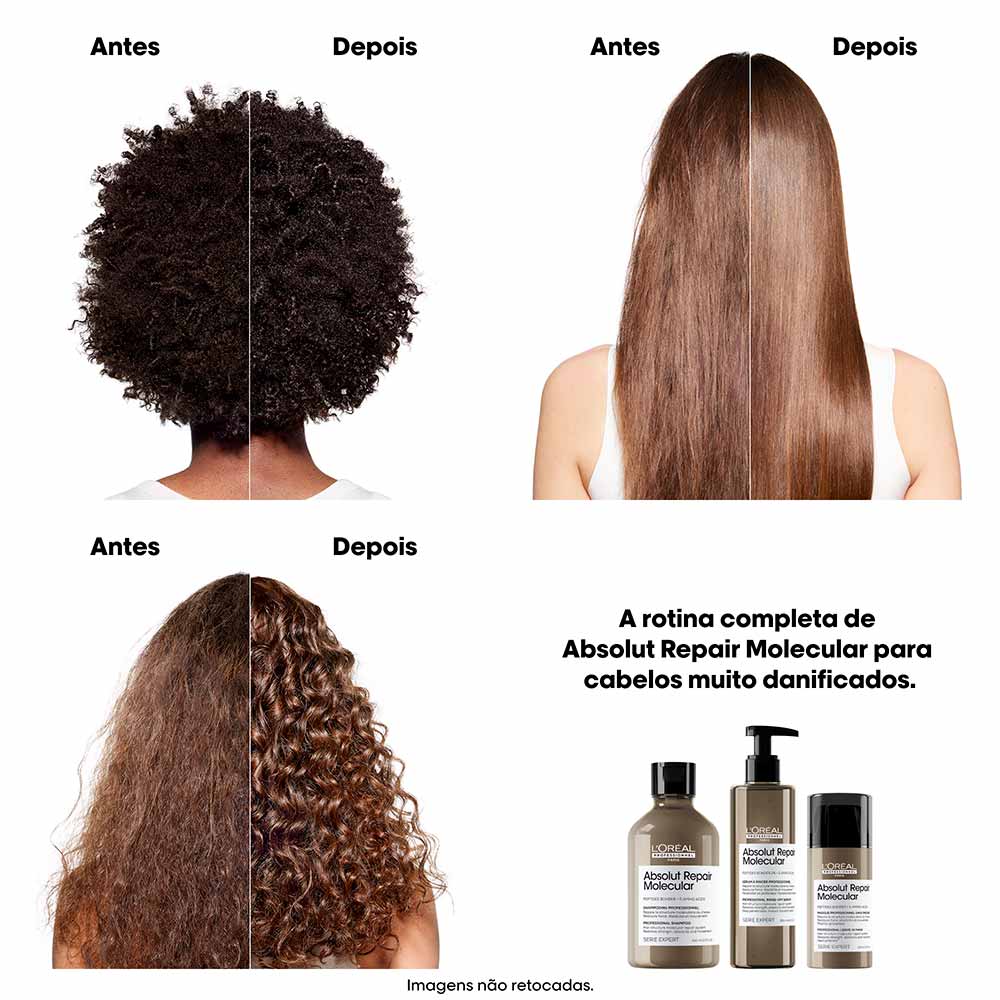 Kit Shampoo + Máscara L’Oreal Professionnel Absolut Repair Molecular