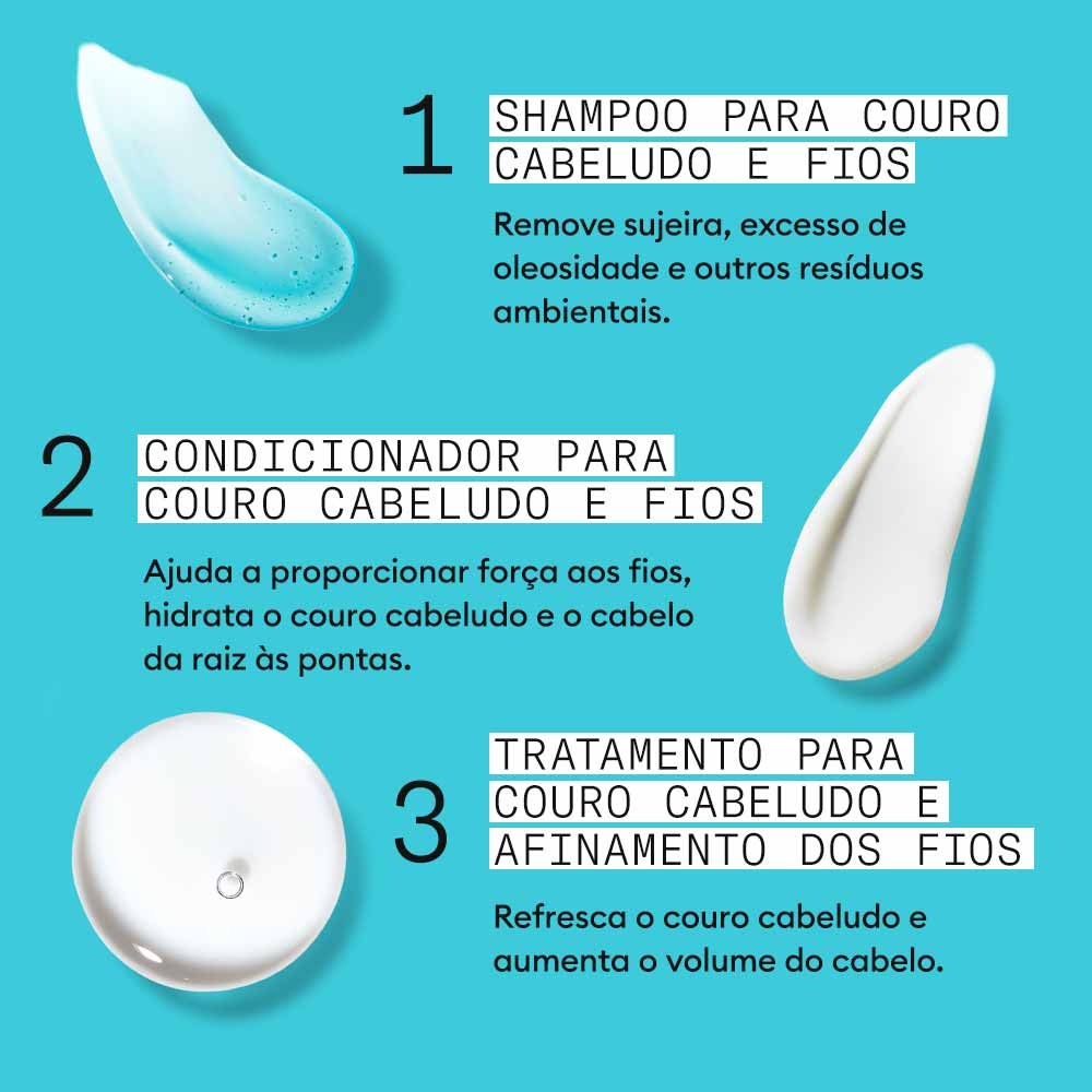 Kit Shampoo + Condicionador + Tratamento Nioxin System 3