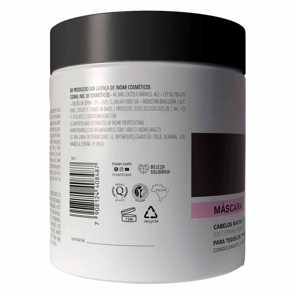 Máscara Inoar Força & Brilho 500g