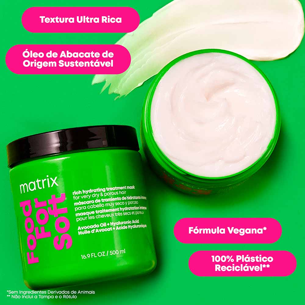 Máscara Hidratante Matrix Food For Soft 500ml