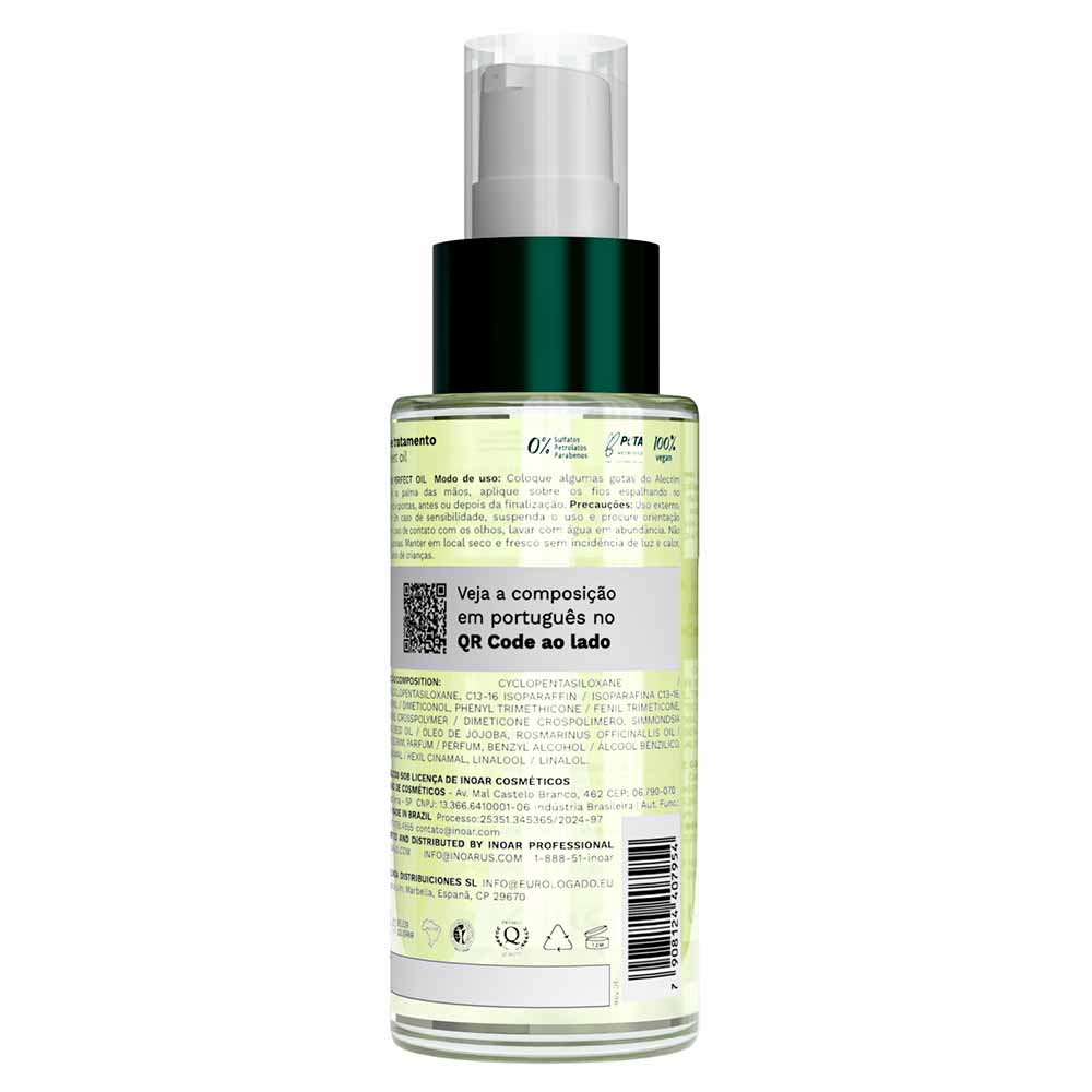 Máscara Inoar Btx Alegrim Perfect Oil 200g