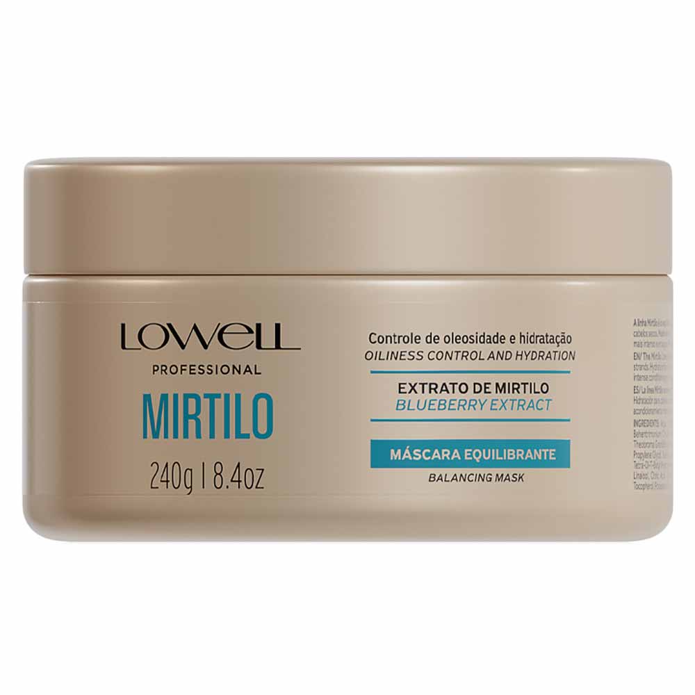 Máscara Mirtilo Lowell Equilibrante 240g