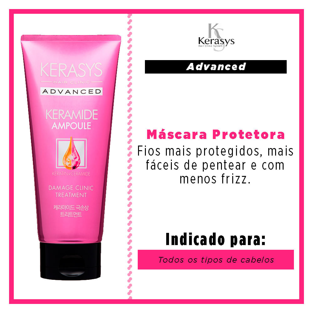 Máscara Capilar Kerasys Keramide Damage Clinic 200ml
