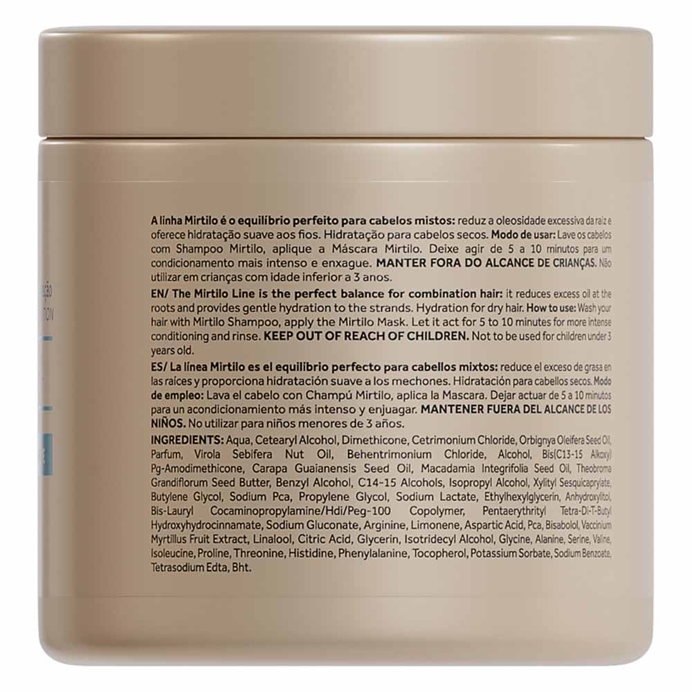 Máscara Mirtilo Lowell Equilibrante 450g