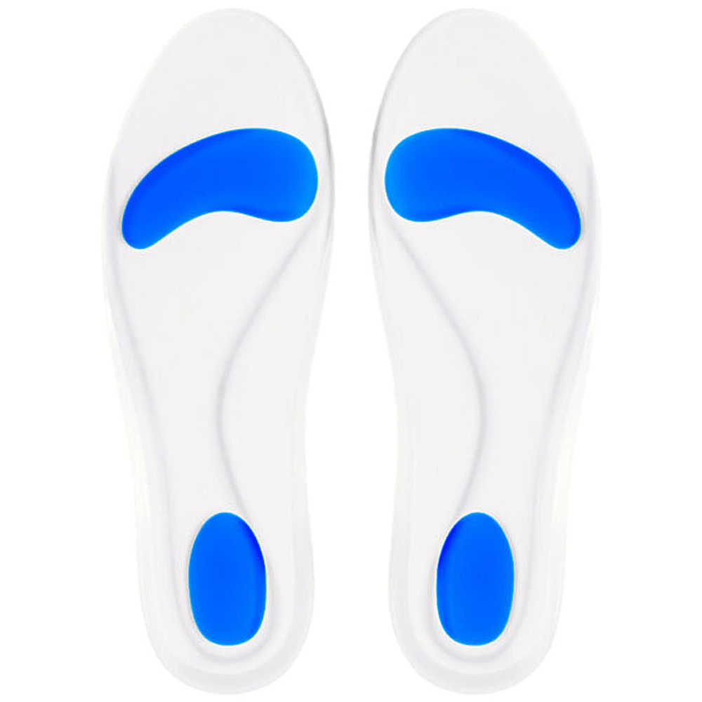 Palmilha Silicone Arco Terapêutico E Ponto Azul 43/44 Par