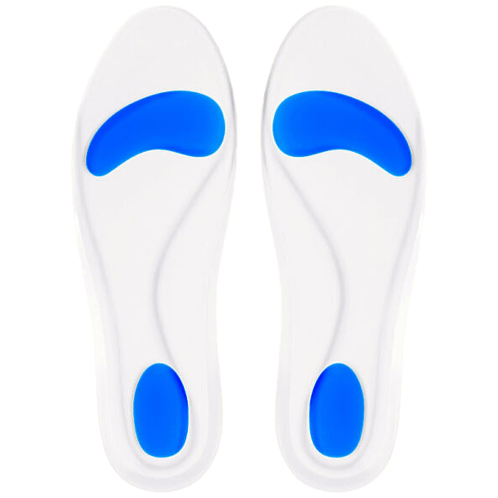 Palmilha Silicone Arco Terapêutico E Ponto Azul 39/40 Par