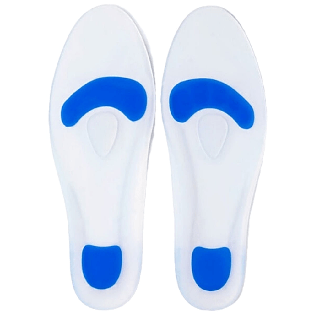 Palmilha Silicone Arco Brando/piloto Ponto Azul 41/42 Par