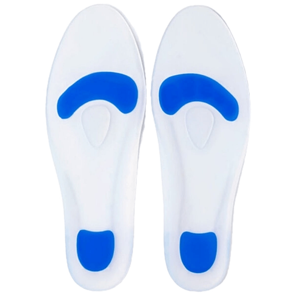 Palmilha Silicone Arco Brando/piloto Ponto Azul 35/36 Par