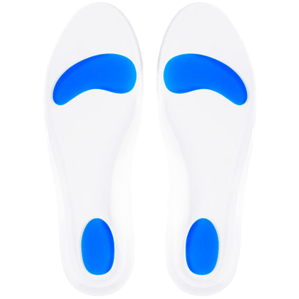 Palmilha Silicone Arco Brando e Ponto Azul 37/38 par