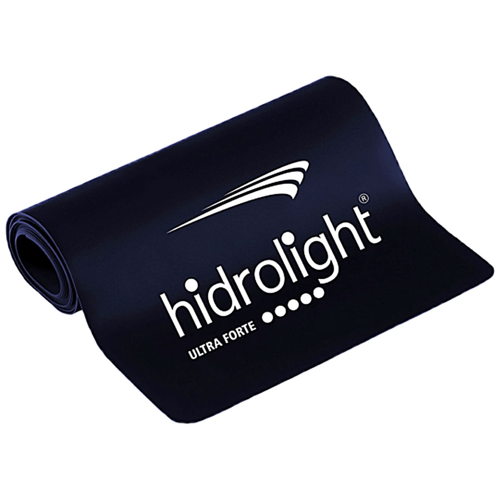 Faixa Elástica Tpe Ultraforte Preta 1,5 Metro  Hidrolight