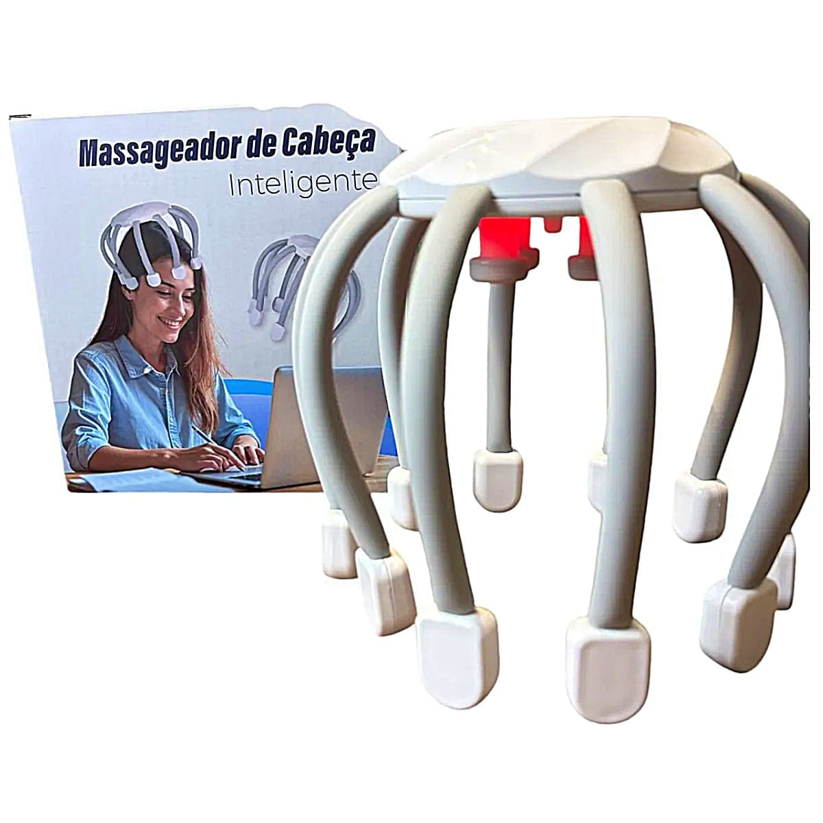 Massageador de Cabeça Inteligente Tipo Polvo G-Relax