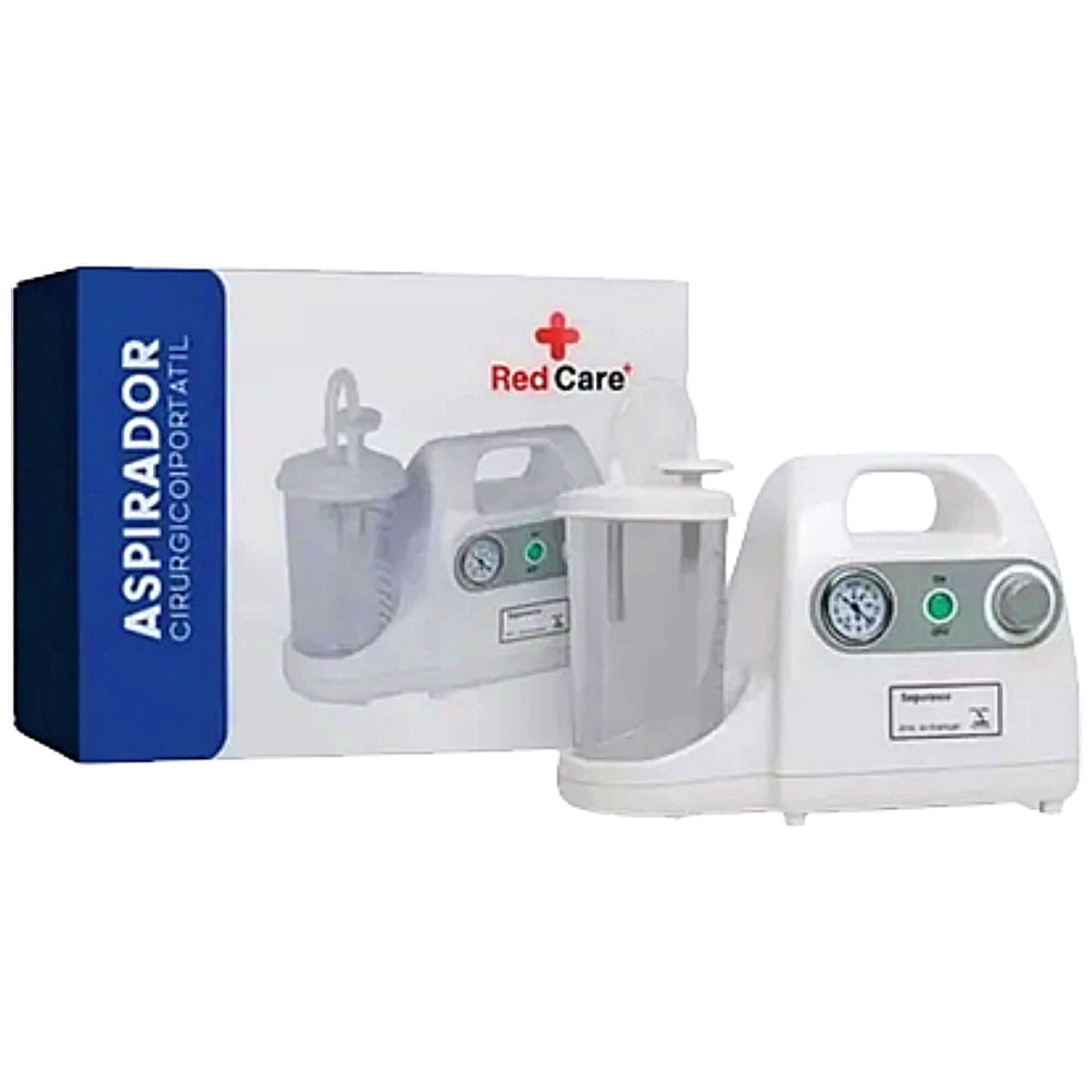 Aspirador Cirurgico de Fluidos Secreções Portátil Red Care
