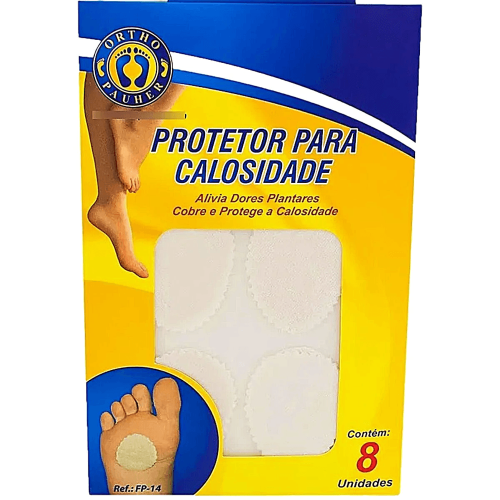 Protetor Para Calosidade Ortho Pauher 8 Unidades