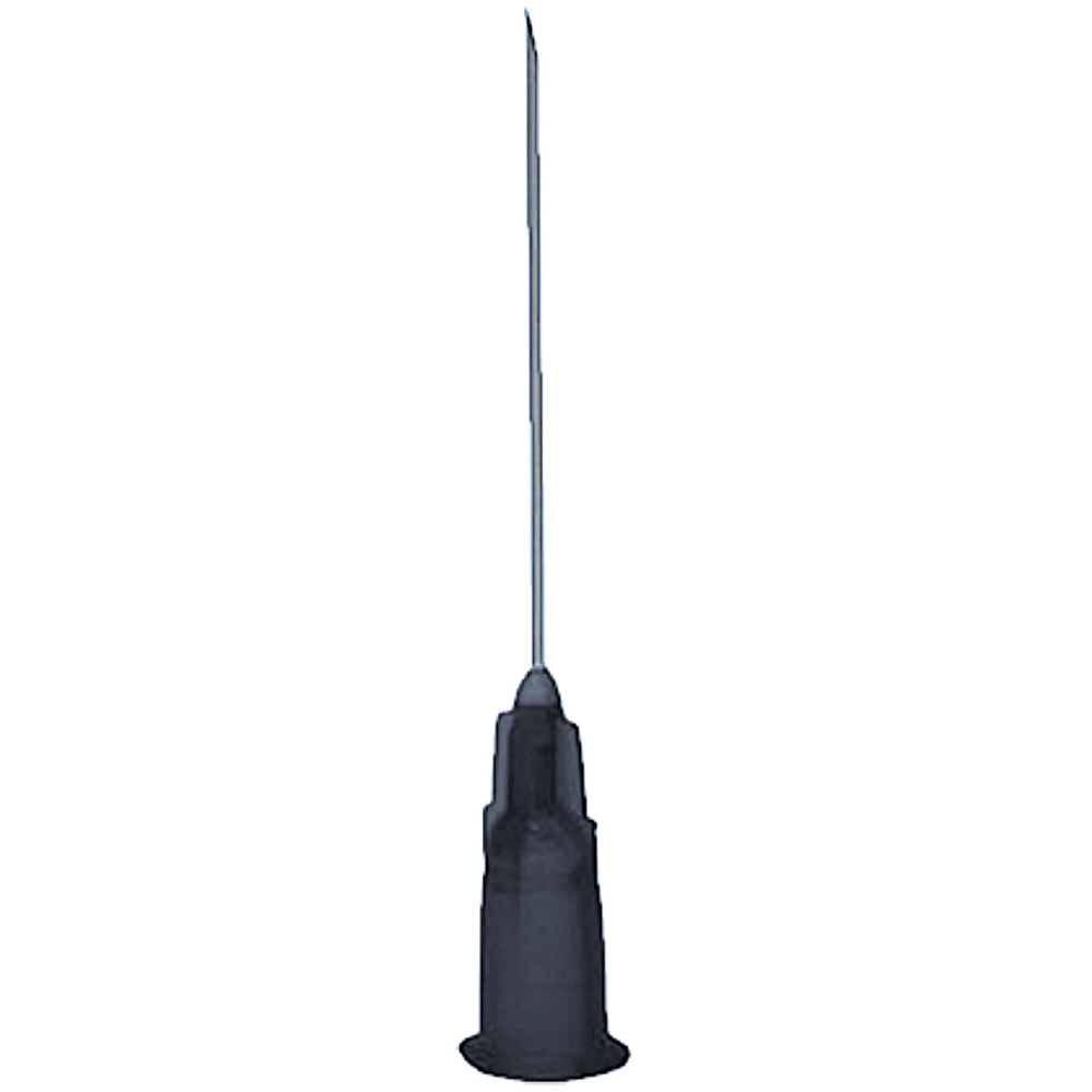 Agulha Hipodérmica 25x0,70mm 22g 1 Preta Wiltex