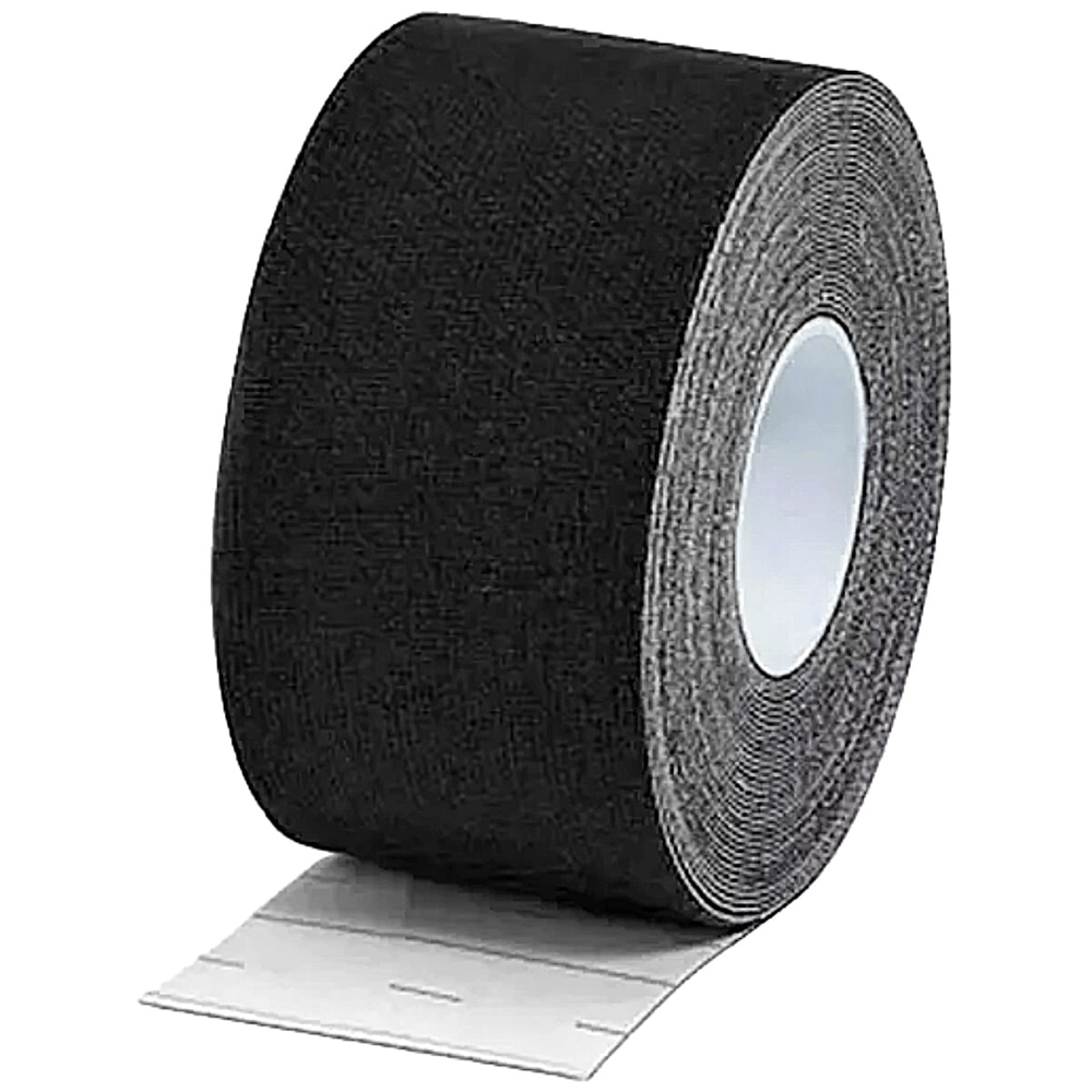 Bandagem Elástica Adesiva Kinesio Supermedy Preta 5mx5cm