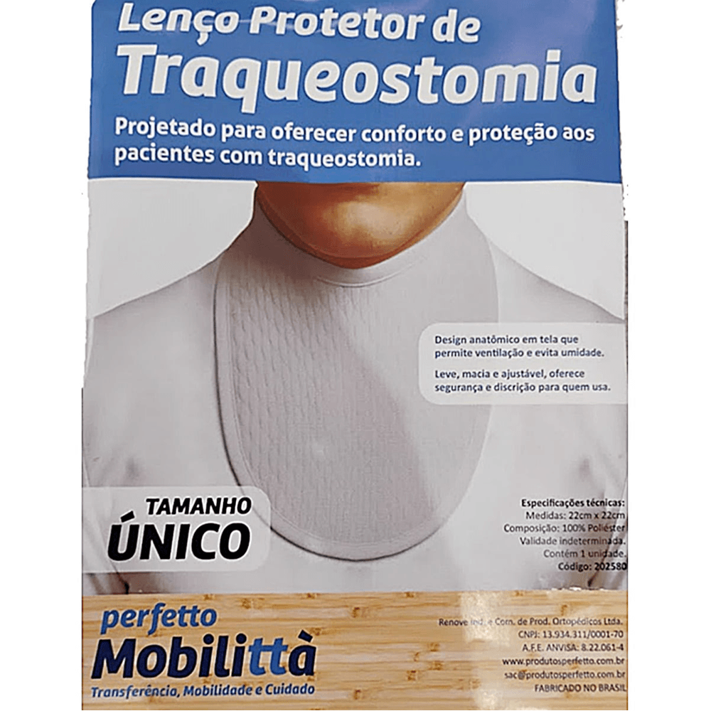 Lenço Protetor De Traqueostomia Perfetto