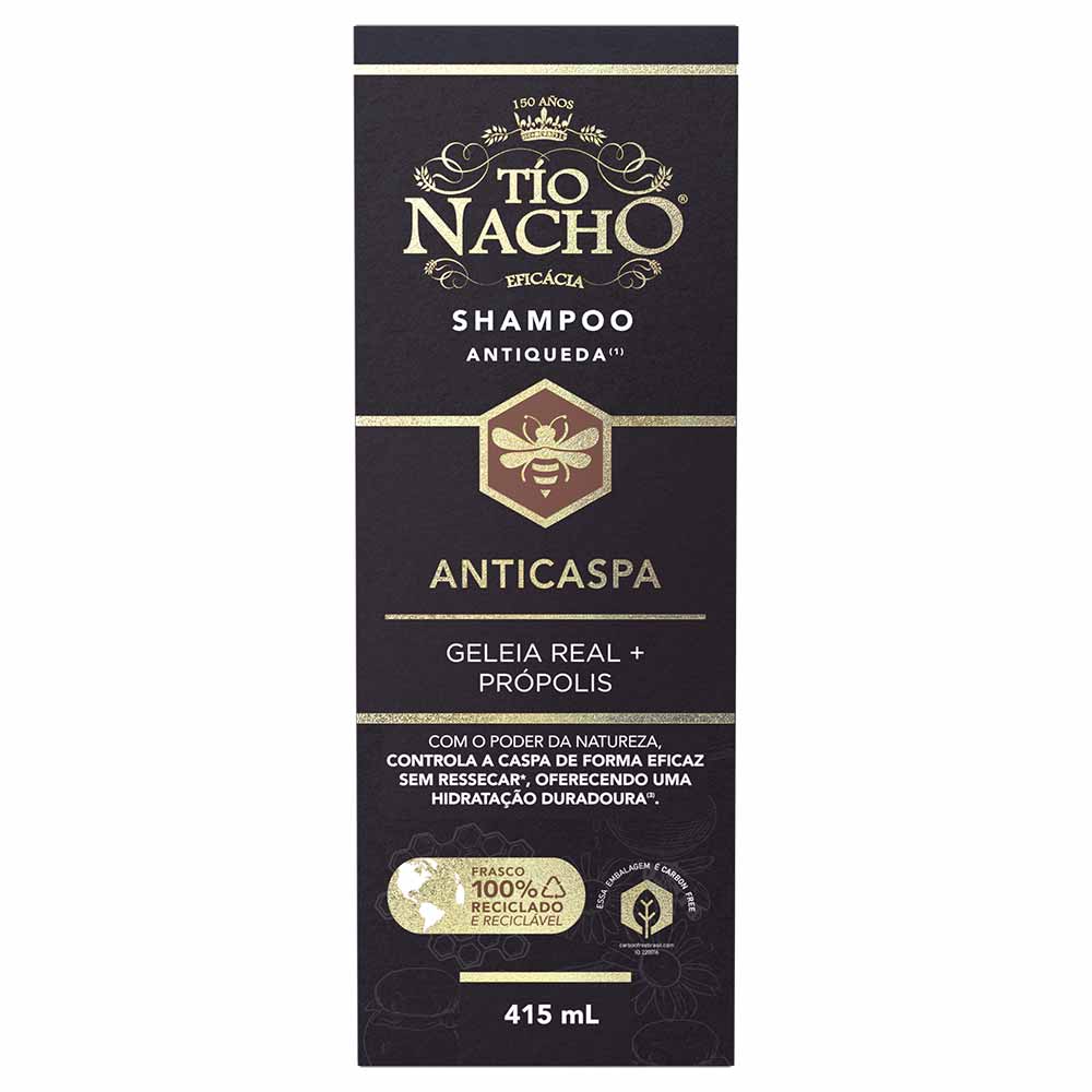 Shampoo Anticaspa Tio Nacho 415ml