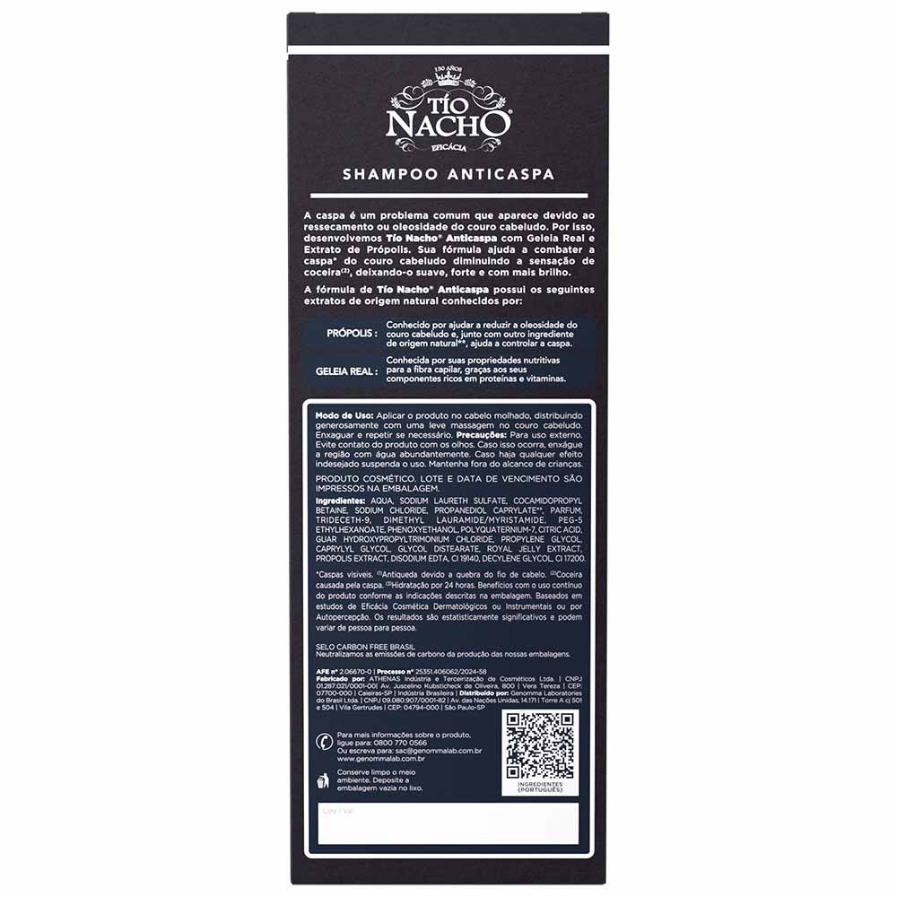 Shampoo Anticaspa Tio Nacho 415ml