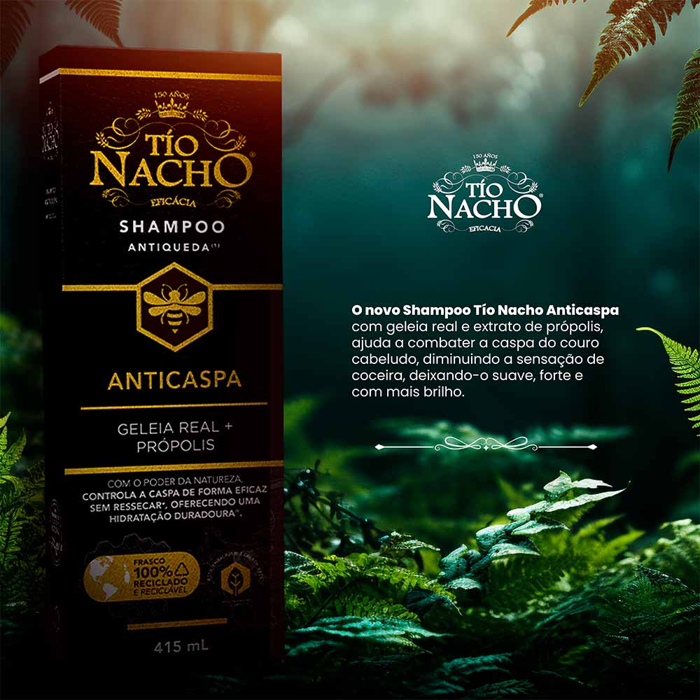 Shampoo Anticaspa Tio Nacho 415ml