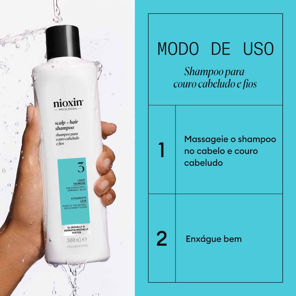 Shampoo Nioxin System 3 300ml