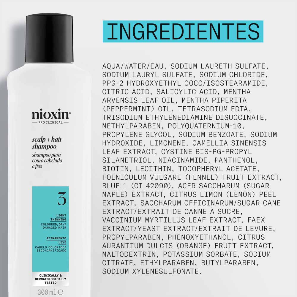 Shampoo Nioxin System 3 300ml