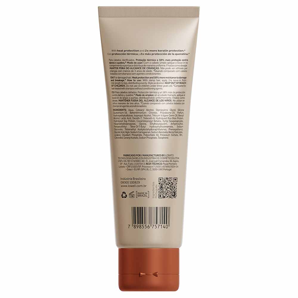 Leave-In Reconstrutor Lowell Bioplastia 120ml